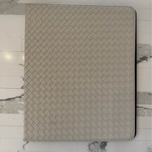Woven Beige Leather iPad Pro 12.9” Case